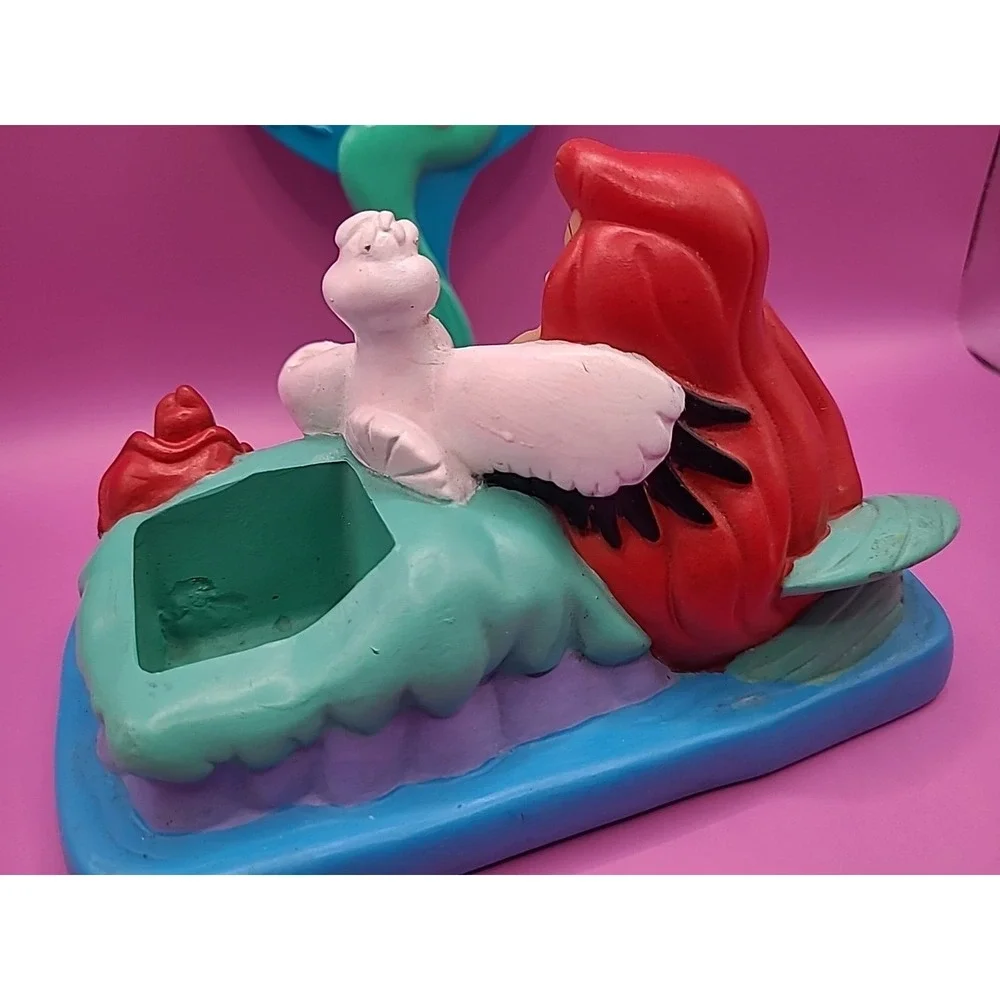 Vintage Little Mermaid 90s Lot Soap‎ Dish Holder And Mirror